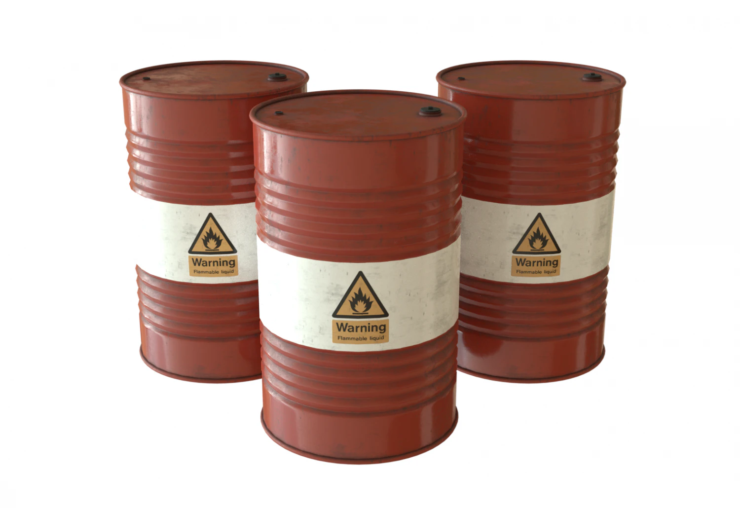 new oil barrel 3D Model .c4d .max .obj .3ds .fbx .stl .blend 