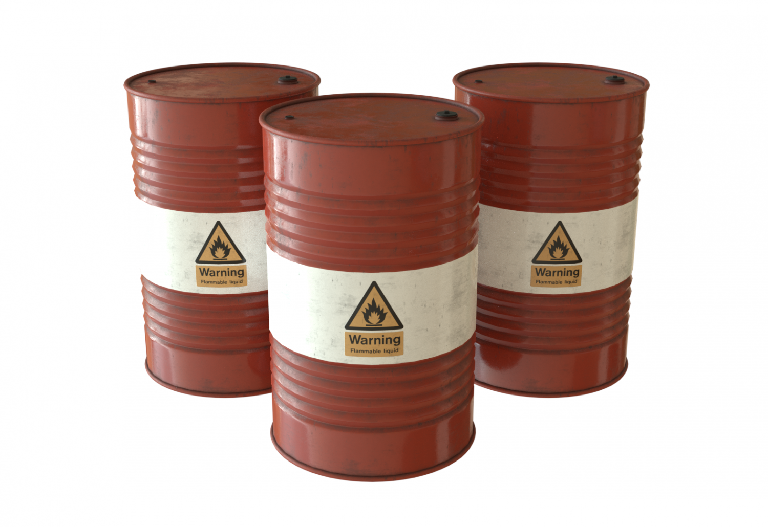 Download New Oil Barrel 3d Model In Shipping Containers 3dexport