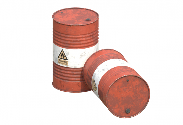 old barrel pbr Modelo 3D .c4d .max .obj .3ds .fbx .stl .blend 