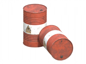 old barrel pbr 3D Model