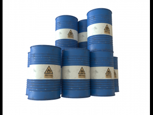 bluepaintedbarrel pbr Modelo 3D