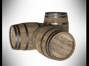 woodenbarrel 3D 模型