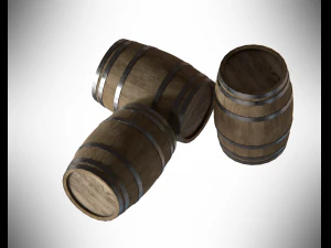 woodenbarrel 3D Model