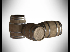 woodenbarrel 3D Model