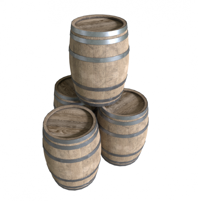 barrelwood 3D-Modell .c4d .max .obj .3ds .fbx .stl .blend 
