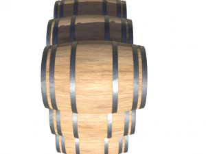 barrelwoodennewpbr 3D Model