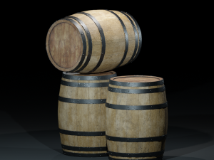barrelspbrwoodenv01 Modèle 3D