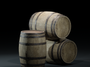 rustedwoodenbarrels 3D Model