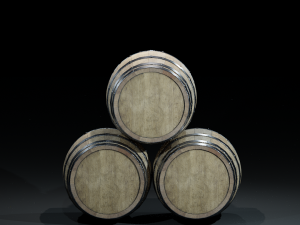 barrelwoodenv03 Modelo 3D