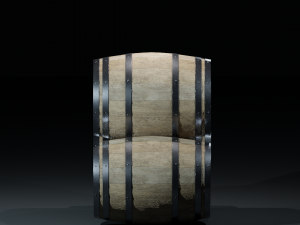 barrelwoodenv03 Modelo 3D