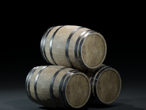 barrelwoodenv03 Modelo 3D