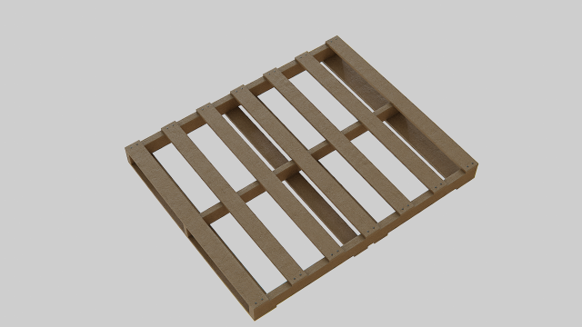 woodenpallete Modelo 3D .c4d .max .obj .3ds .fbx .stl .blend