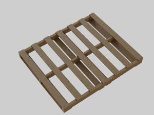 woodenpallete Model 3D