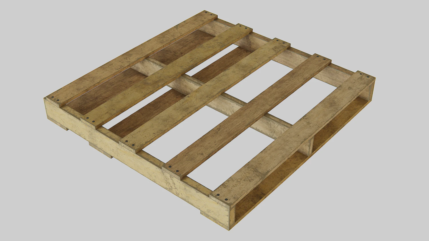 woodenpalleteolddirty 3D Model .c4d .max .obj .3ds .fbx .stl .blend