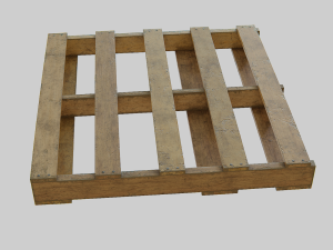woodenpalleteolddirty Modelo 3D