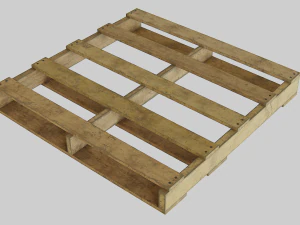 woodenpalleteolddirty 3D Model