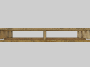 woodenpalleteolddirty Modelo 3D