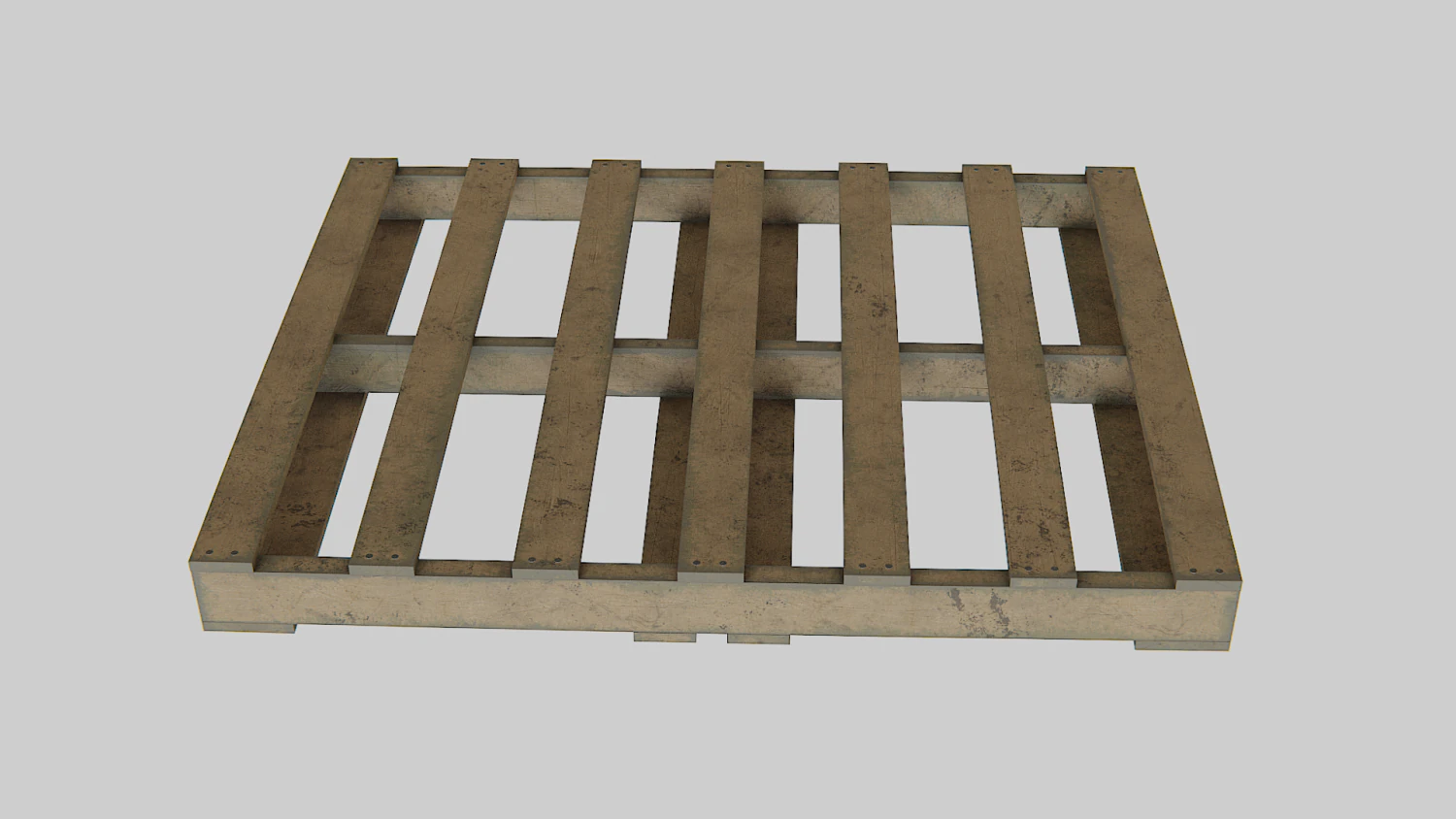 old woodenpallete 3D Model .c4d .max .obj .3ds .fbx .stl .blend 