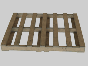 old woodenpallete Model 3D