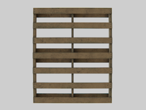 old woodenpallete Model 3D