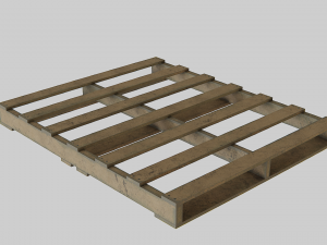 old woodenpallete Model 3D