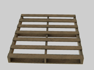 old woodenpallete Model 3D
