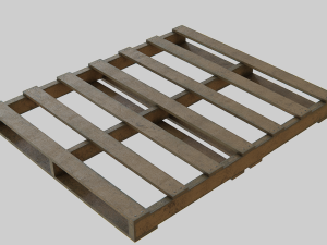 old woodenpallete Model 3D