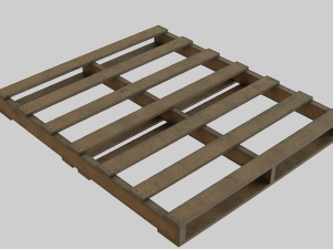 old woodenpallete Model 3D