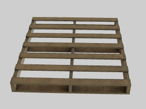 old woodenpallete Model 3D