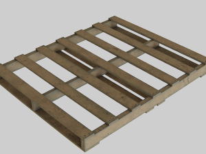 old woodenpallete Model 3D