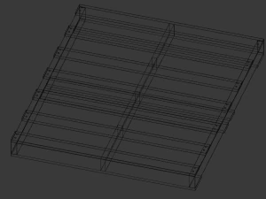old woodenpallete 3D Model