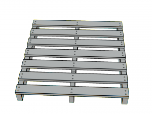 wooden palletv04 3D Model