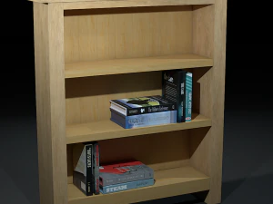 小书架 3D 模型