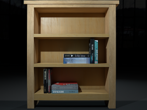 smallbookshelve Modelo 3D