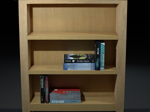 smallbookshelve Modelo 3D