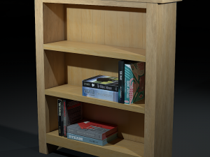 smallbookshelve Modelo 3D