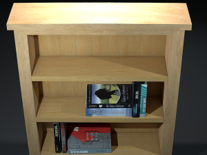 smallbookshelve Modelo 3D