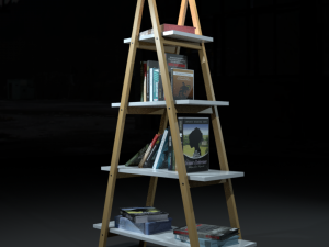 shelve wood Modelo 3D