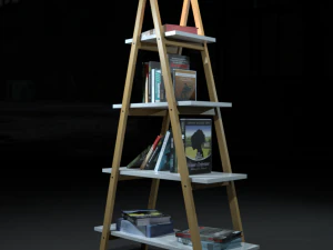 shelve wood 3D Model