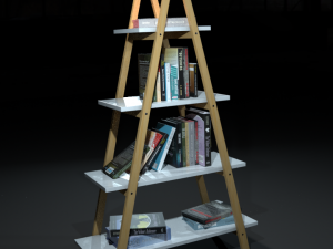 shelve wood Modelo 3D