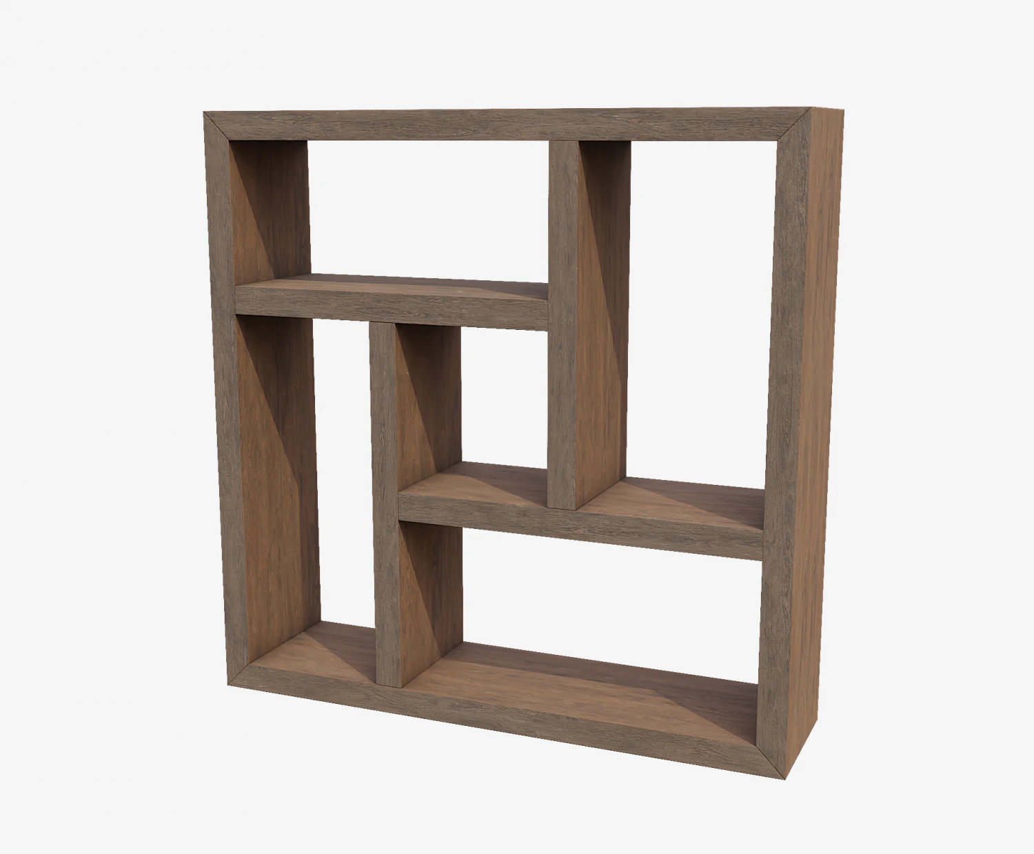 wooden shelve 3D Model .c4d .max .obj .3ds .fbx .stl .blend 
