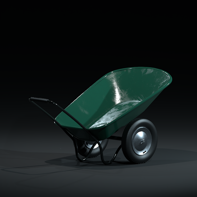 cart gardening 3D Model .c4d .max .obj .3ds .fbx .stl .blend 