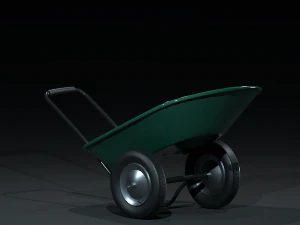 cart gardening 3D Model