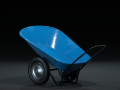 GardenCartBlue 3D Model