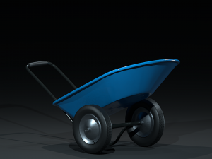 gardencartblue 3D Model