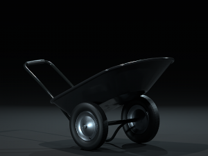 gardening cart Model 3D