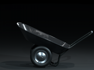 gardening cart Model 3D