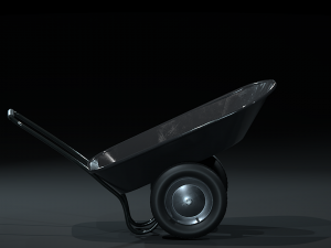 gardening cart Model 3D