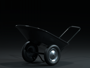 gardening cart Model 3D