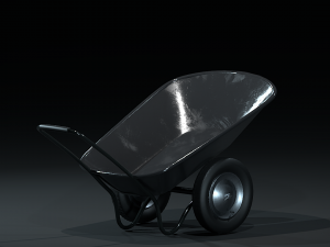 gardening cart Model 3D